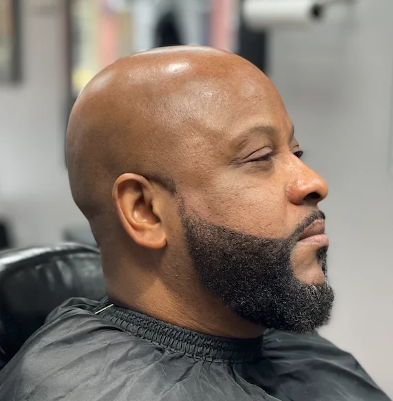 Bald cut and beard work from The Kut Shoppe gallery