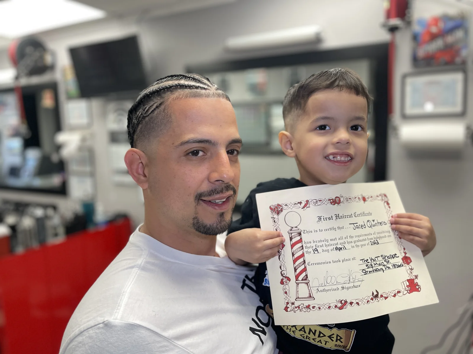 First haircut certificate experience from The Kut Shoppe gallery