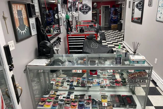 Product display inside The Kut Shoppe